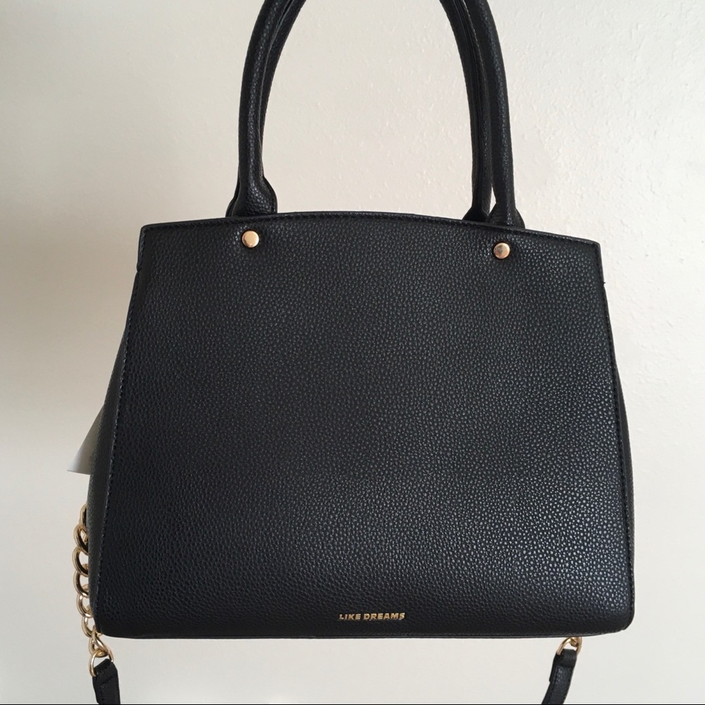 Large Bow Black Harajuku Kawaii Handbag Bag Purse - Picture 3 of 13